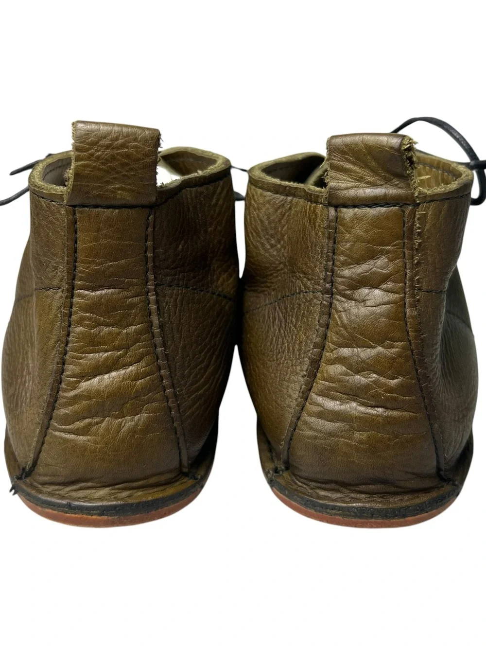 SoftStar Hawthorne Minimalist Barefoot Unisex M8/W9.5 Brown Leather Chukka Boots